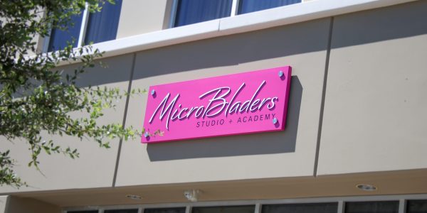 MicroBladers Studio Outdoor Sign