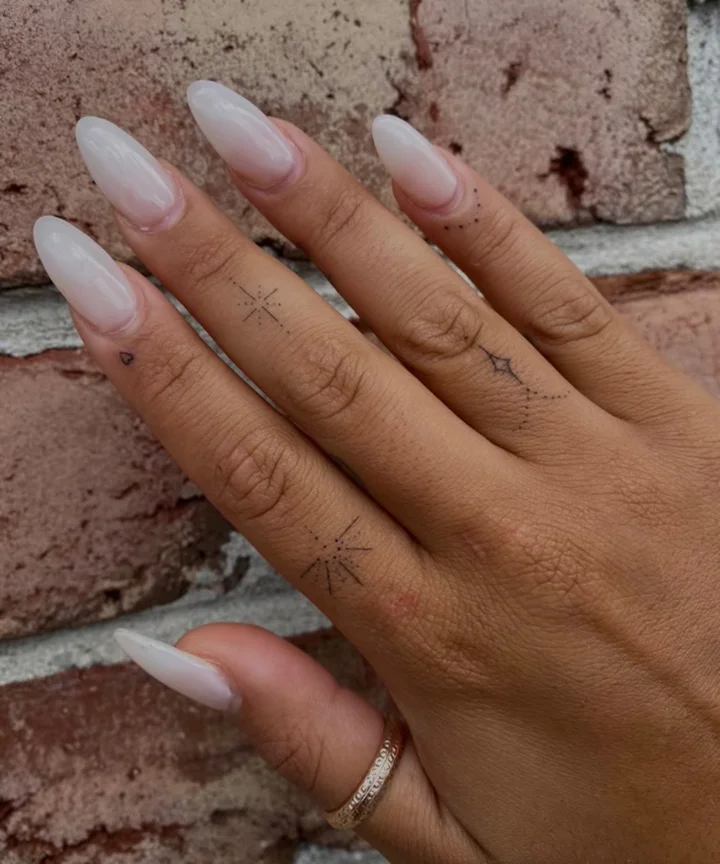 Tiny Tattoo Example on Hand